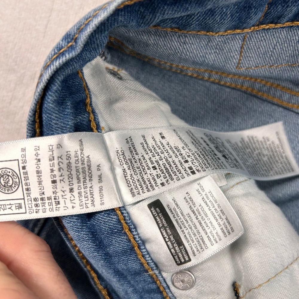 Levis 559 Relaxed Straight Jeans Mens 30x34 Blue Denim Classic 5-Pocket Tall - Picture 6 of 11